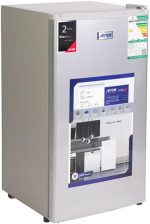 ⁦Arrow Single Door Refrigerator, 86 Liters, 3 Cubic Feet | 7 Years Compressor Warranty | Wire Rack & Interior Lighting | Silver | Energy Saving | Defrost Cooling | Model :RO-135RDK⁩ - الصورة ⁦2⁩