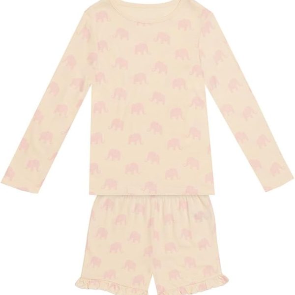 GREEN TREAT Girls GLHGT069 Bamboo Loungewear Set