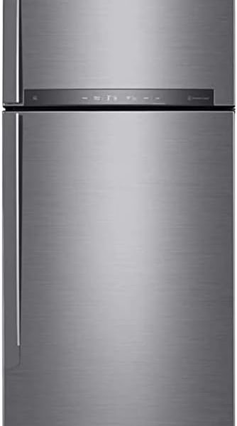 LG 438 Litre Top Freezer Refrigerator with LINEAR Cooling | Model No LT17HBHSLN, min 2 yrs warranty