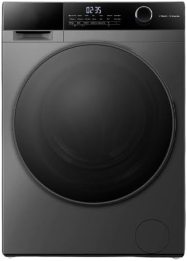 Ugine Front Load, Washing Machine, 10.5KG, 90% Drying, Inverter, 23% Energy Saving, 11% Less Noise, Gray - UGWFLH10DS