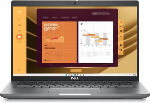 Dell Latitude 5450, Intel Core Ultra 5-125U, 8GB RAM DDR5, 512GB SSD, Intel Graphics, 14-inch, (Without Windows) DOS