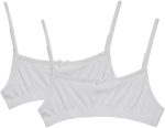Styli Girls Pack Of 2 - Solid Strappy Crop Top