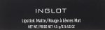 ⁦Inglot Lipstick Matte 438⁩ - الصورة ⁦2⁩