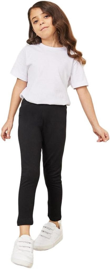 Styli Girls Solid High Rise Leggings
