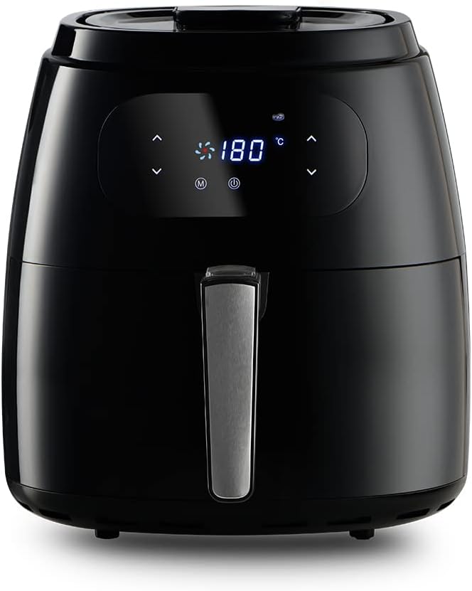 AL SAIF 9Liter 1800W Electric Air Healthy Fryer With Digital to Fry, Bake, Grill, Roast Or Reheat, Black AL7304 2 Years warranty