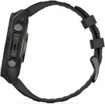 ⁦GARMIN FENIX 8 - 47 MM, AMOLED, SAPPHIRE CARBON GRAY DLC TITANIUM WITH BLACK/PEBBLE GRAY SILICONE⁩ - الصورة ⁦6⁩