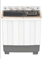 Dansat Twin Tub Top Loading Washing Machine, White, Model DAN11TW