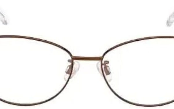 Swarovski SK5459-H03654 Metal Cat Eye Shape Full Rim Eyeglasses for Women, 54 mm Lens Size, Shiny Dark Bronze