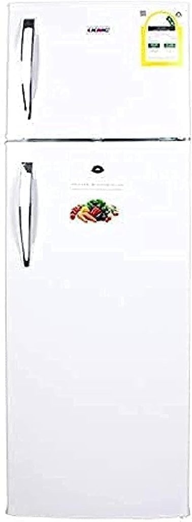 KMC KMF-255H Freezer on Top Refrigerator, 255 Litre Capacity, White