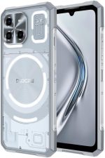 ⁦Doo.gee Smartphone - Powerful 5G Rugged Device with 100MP Camera, Dimensity 7300 CPU, 16GB RAM + 512GB Storage, IP68/IP69K Rated, and Android 14 LED Light Effect (Moon Shadow Black) (Silver)⁩ - الصورة ⁦2⁩