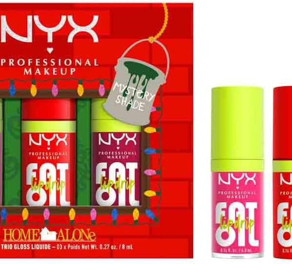 NYX PROFESSIONAL MAKEUP HOME ALONE FAT OIL LIP DRIP TRIO