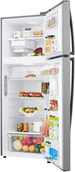 ⁦LG 438 Litre Top Freezer Refrigerator with LINEAR Cooling | Model No LT17HBHSLN, min 2 yrs warranty⁩ - الصورة ⁦2⁩