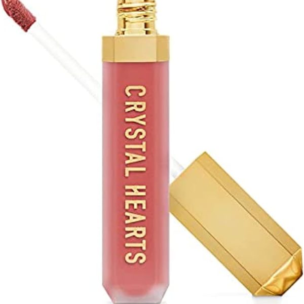 Crystal Hearts Liquid Matte Lipstick Rose 317