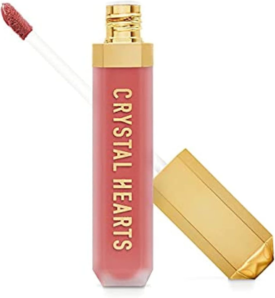 Crystal Hearts Liquid Matte Lipstick Rose 317