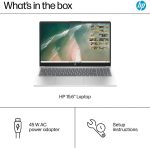 ⁦HP 15.6" Touchscreen Business Laptop | 6-Core i3-1215U (Outperforms i5 1135G7) | 32GB RAM | 1TB SSD | Win 11 Pro | Sleek Silver | W/Charger⁩ - الصورة ⁦3⁩