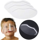 ⁦LWBTOSEE Clear Disposable Face Shield, for Shower Haircut Hairspray and Eyelash Extensions Eyebrow Eye Eyelid Surgery Aftercare (50 PCS)⁩ - الصورة ⁦7⁩