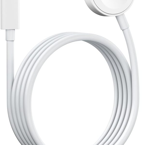 Vertebraid USB C Watch Charger Cable Compatible for Apple Watch: Magnetic Charger Cable Compatible with iWatch Series 10/9/8/7/6/5/4/3/2/1/SE/SE2, Travel Type C Charging Cord, 4.9ft