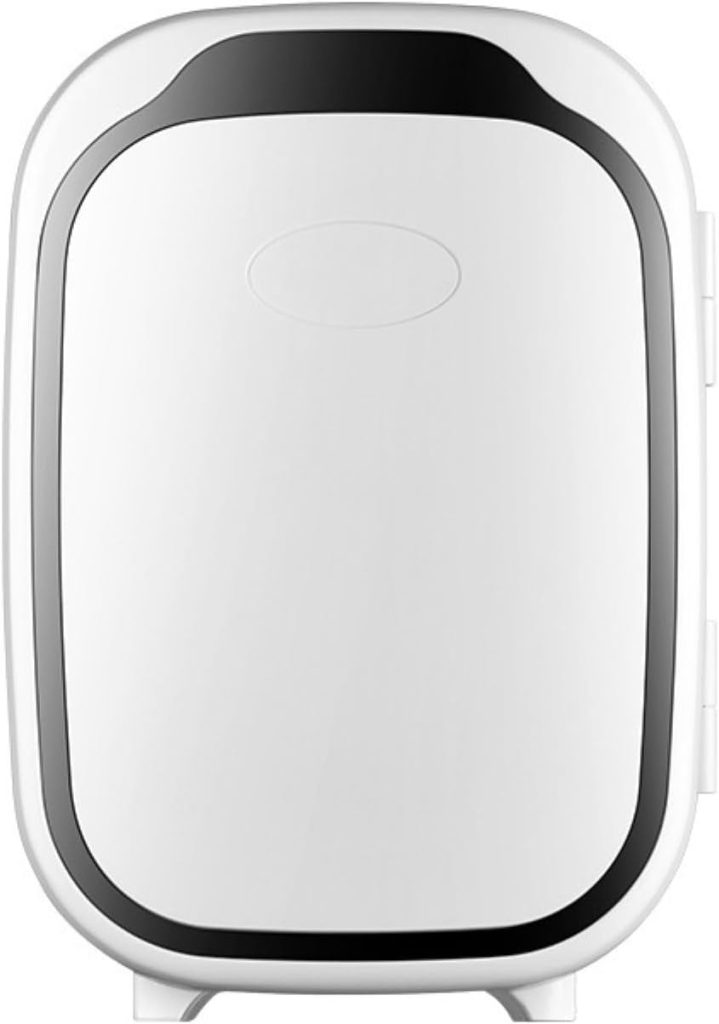 Tazweeq Mini Refrigerator, House Use and Car Use, 6 Liters, Cooler or Warmer, for Refrigerate Cosmetic, Drink, Water and Breast Milk (White)