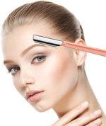 ⁦pengxiaomei 4 Pcs Eyebrow Razors Shaper Shavers, Face Razors for Women and Men, Facial Hair Removers Trimmer Shaving Grooming Dermaplanning Tool⁩ - الصورة ⁦4⁩