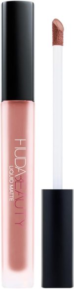 Huda Beauty Liquid Matte Ultra-Comfort Transfer-proof Lipstick - Wifey, Honey Beige