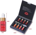 ⁦Reddhoon BB Lips Serum Kit, Semi Permanent Make-up Treatment, Lip Gloss BB Lip Serum for Lip Pigment, Including 4 Colors Liquid Lip Pigments, Exfoliating Gel and Booster⁩ - الصورة ⁦7⁩