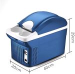 ⁦EIOZIEEY Beverage refrigerator 8L Mini Fridge Portable Cooling& Warming Refrigerators Freezer Insulation Box Dual Use For Car Home Office Outdoor Picnic Travel(Car use)⁩ - الصورة ⁦6⁩
