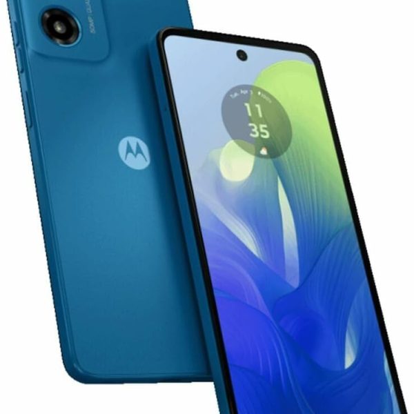Motorola Moto G04s Dual-SIM 128GB ROM + 8GB RAM (GSM Only | No CDMA) Factory Unlocked 4G/LTE Smartphone (Satin Blue) - International Version