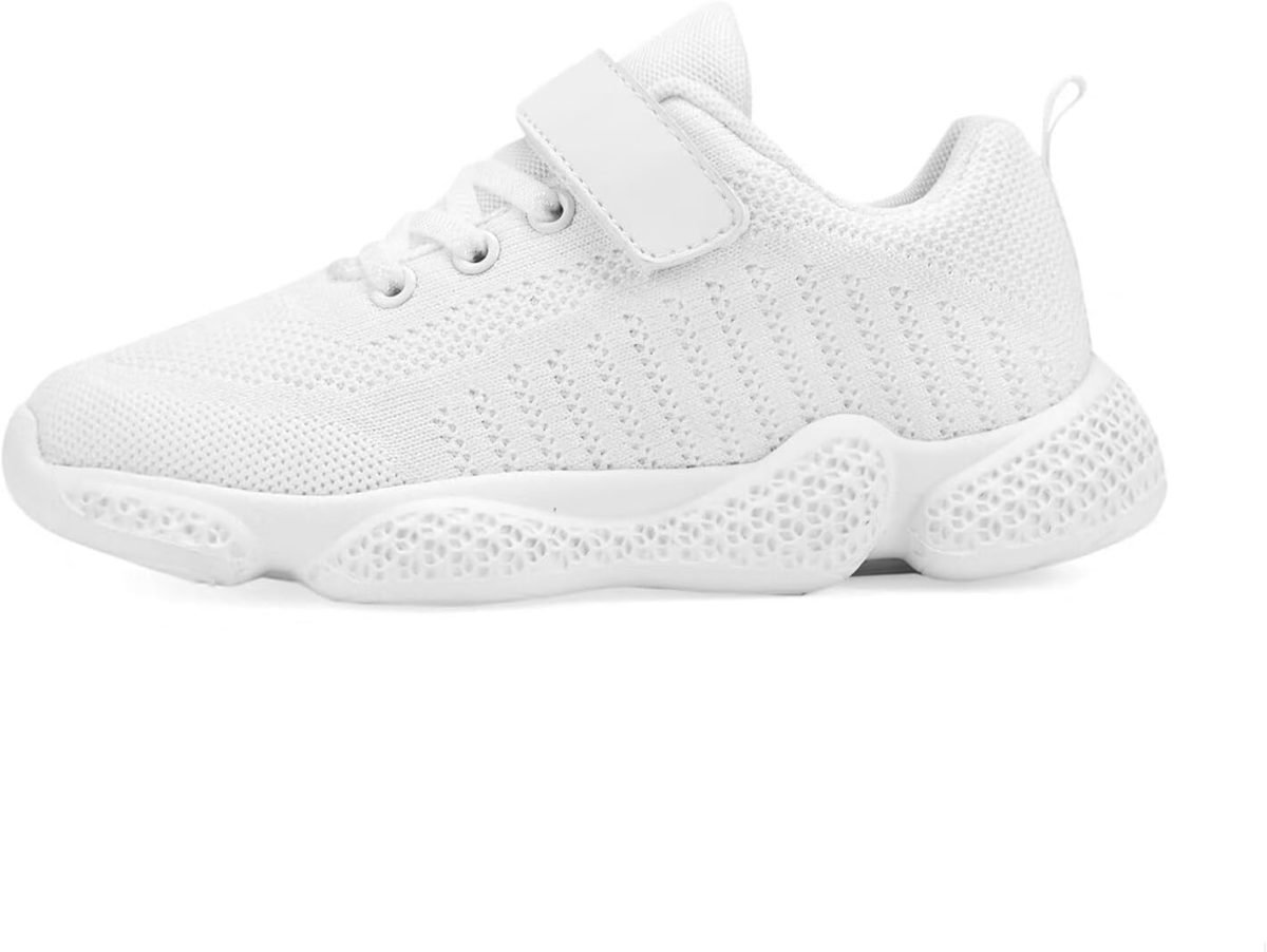 ⁦Rtyth Kids Sneakers for Boys Girls Breathable Knit Mesh Sneakers Tennis Running Athletic Shoes Walking Tennis Shoes Toddler/Little Kid/Big Kid⁩ - الصورة ⁦2⁩