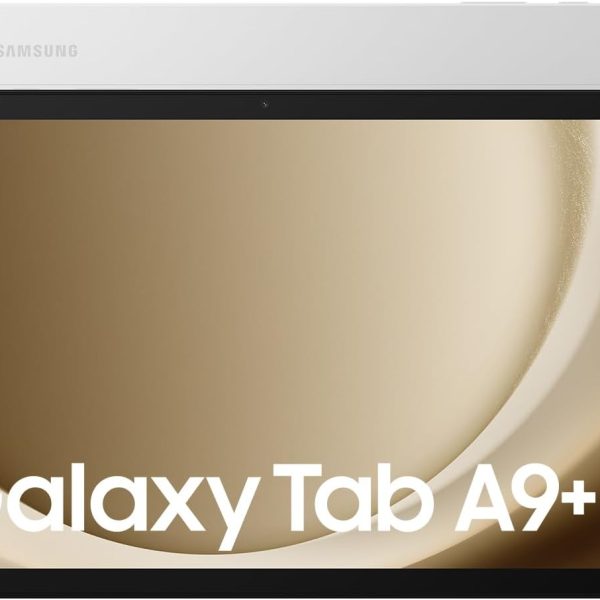 Samsung Galaxy Tab A9+ WiFi Android Tablet, 8GB RAM, 128GB Storage, Silver (KSA Version)