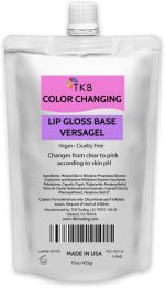 TKB Trading, LLC - TKB Color Changing Versagel Lip Gloss Foundation | Clear to Pink | Vegan, Cruelty Free, Long Lasting | Do It Yourself