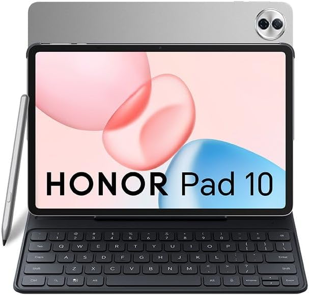 Honor Pad 10 12.1 Inch Wi-Fi Tablet Gray 8GB RAM 256GB With Free Keyboard Case And Honor Choice Pencil - Middle East Version