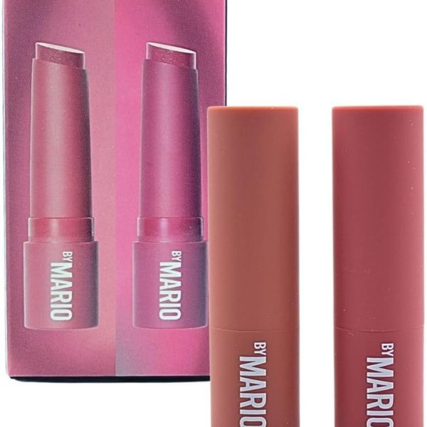 MAKEUP BY MARIO Mini MoistureGlow™ On The Go Plumping Lip Serum Duo Bare Glow & Rose Glow