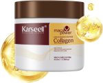 Karseell 3.38floz 100ml Collagen Hair Treatment Deep Repair Conditioning Argan Oil Collagen Hair Mask Essence for Dry Damaged Hair All Hair Types