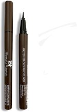 Beauty Forever Master Stroke Pro Eyeliner, Felt Tip Pen Eyeliner, Semi Matte Finish, Long Lasting, Waterproof, Face Painting, Smudge Proof, Suitable For All Eye Shapes, Available in 2 Shades (Brown)