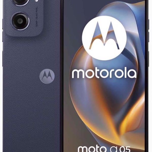 Motorola Moto G05 DUAL-SIM 128GB ROM + 4GB RAM (GSM Only|No CDMA) Factory Unlocked 4G/LTE Smartphone (Denim Blue) - International Version