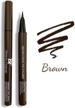 ⁦Beauty Forever Master Stroke Pro Eyeliner, Felt Tip Pen Eyeliner, Semi Matte Finish, Long Lasting, Waterproof, Face Painting, Smudge Proof, Suitable For All Eye Shapes, Available in 2 Shades (Brown)⁩ - الصورة ⁦2⁩