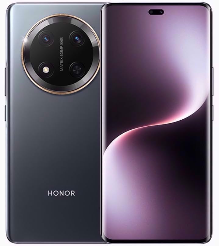 Honor Magic7 Lite DUAL-SIM 256GB ROM + 8GB RAM (GSM only | No CDMA) Factory Unlocked 5G SmartPhone (Titanium Black) - International Version