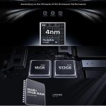 ⁦Doo.gee Smartphone - Powerful 5G Rugged Device with 100MP Camera, Dimensity 7300 CPU, 16GB RAM + 512GB Storage, IP68/IP69K Rated, and Android 14 LED Light Effect (Moon Shadow Black) (Silver)⁩ - الصورة ⁦7⁩