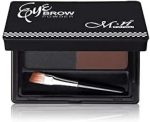 MN eyebrow powder with brush black color BROWN COLOR gift for women