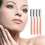 ⁦pengxiaomei 4 Pcs Eyebrow Razors Shaper Shavers, Face Razors for Women and Men, Facial Hair Removers Trimmer Shaving Grooming Dermaplanning Tool⁩ - الصورة ⁦5⁩
