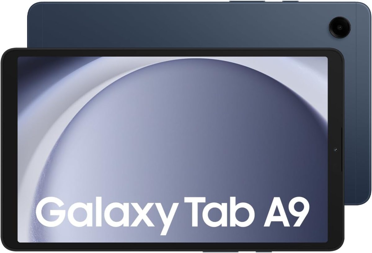 Samsung Galaxy Tab A9 WiFi Android Tablet, 4GB RAM, 64GB Storage, Navy (KSA Version)