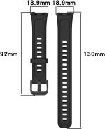 ⁦4Pcs Silicone Strap for Huawei Band 8 Replacement Belt Watchband for Huawei Band 8 WristBand Bracelet⁩ - الصورة ⁦9⁩
