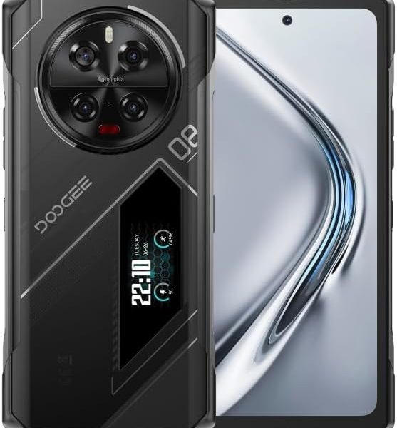Doo.goo V40 Pro Rugged Phone, 16GB + 512GB, 6.78-inch Android 14 Dimensity 7300 Octa-Core Processor, 5G, OTG, NFC (Silver)
