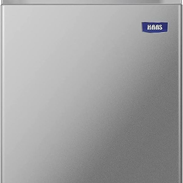 Haas Single Door Refrigerator, 44 Liter Capacity, Silver, with 2 years warranty