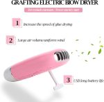 ⁦QUKLOGEN 267 PCS Eyelash Extension Supplies Lash Extension Kit USB Air Conditioning Blower,Silicone Pad,Under Eye Gel Pads,Mini Makeup Mirror,Tapes,Tweezers,Glue Rings,Eyelash Brushes,Mini Applicator⁩ - الصورة ⁦3⁩