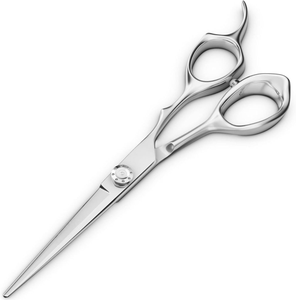 Hair Cutting Scissors, 6" Professional Hair Scissor Right-hand Razor Edge Barber Shears Trimming Haircut Scissors for Men and Women, Japanese Stainless Steel for Home Salon Hairdressing
