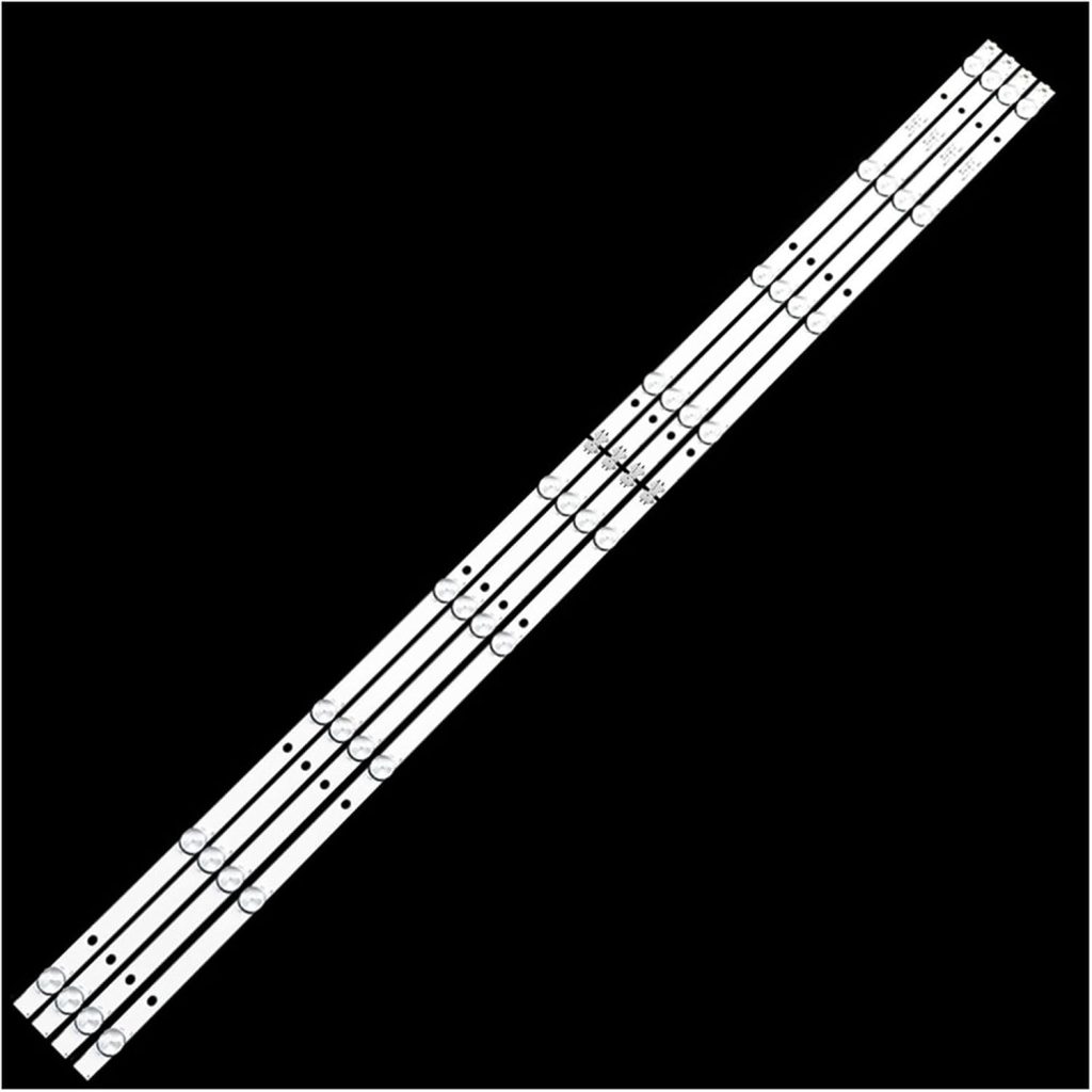 SHYHHTS 4pcs Led Backlight Strip for HTV-LED50UHDS100 MS-L1255 V6 V7 HL-00500A30-0901S-04 A1 3080550660DTZ002 3080550660DTZ001