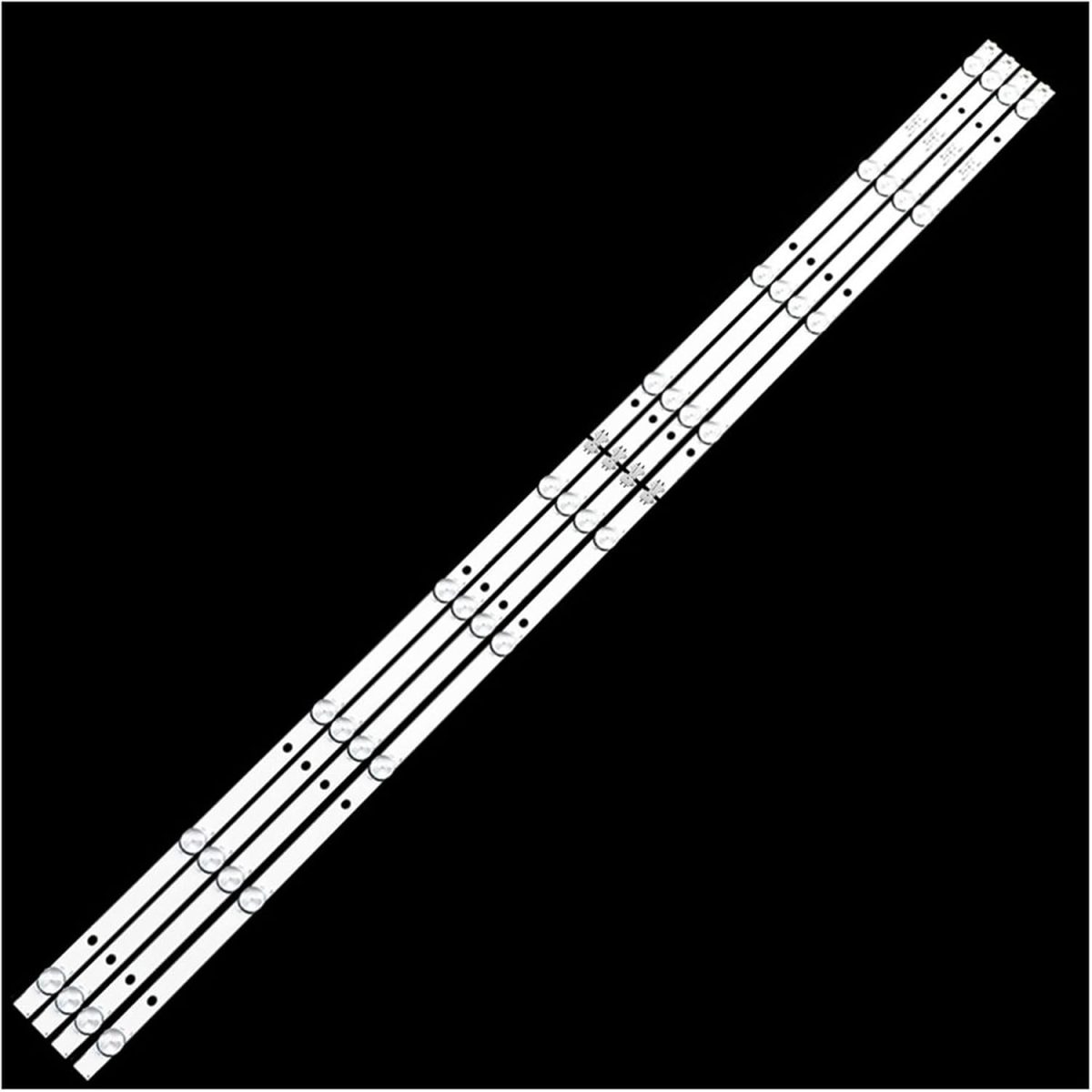 SHYHHTS 4pcs Led Backlight Strip for HTV-LED50UHDS100 MS-L1255 V6 V7 HL-00500A30-0901S-04 A1 3080550660DTZ002 3080550660DTZ001