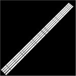 SHYHHTS 4pcs Led Backlight Strip for HTV-LED50UHDS100 MS-L1255 V6 V7 HL-00500A30-0901S-04 A1 3080550660DTZ002 3080550660DTZ001