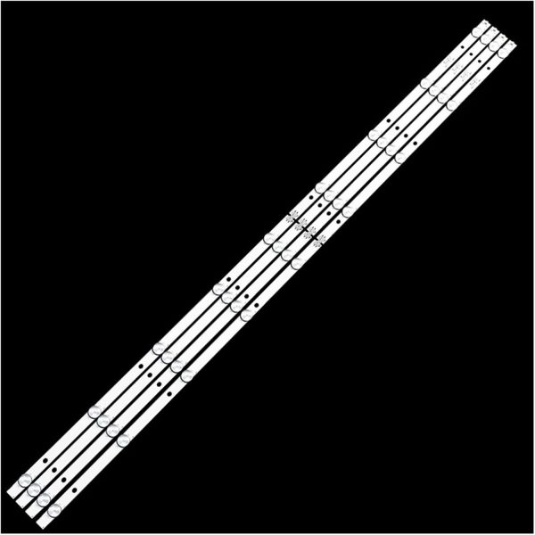 SHYHHTS 4pcs Led Backlight Strip for HTV-LED50UHDS100 MS-L1255 V6 V7 HL-00500A30-0901S-04 A1 3080550660DTZ002 3080550660DTZ001